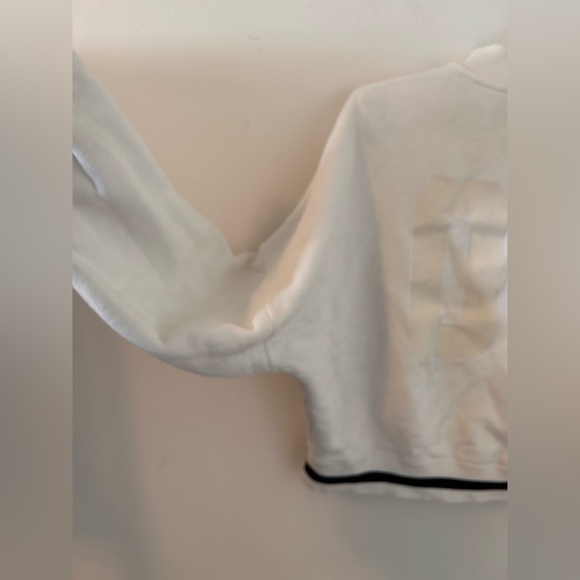 ADIDAS - Women’s Crop Sweater with Side Zipper - Small - Picture 15 of 16